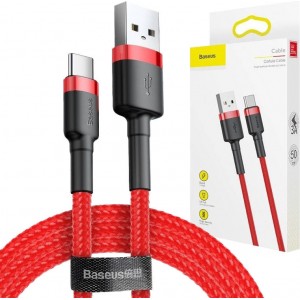 Baseus Cafule USB-C cable 3A 0.5m (Red)