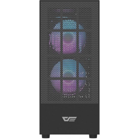 Darkflash A290 computer case (black) + 3 fans