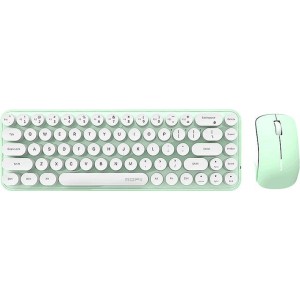 Mofii Wireless keyboard + mouse set MOFII Bean 2.4G (White-Green)