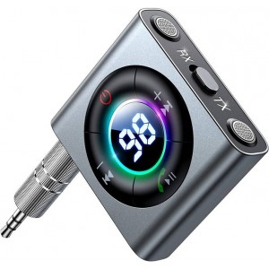 Joyroom Bluetooth 5.3 AUX transmitter/receiver Joyroom JR-CB1 (gray)