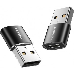 Joyroom Adapter USB male-female Type-C (2 pieces) Joyroom S-H152 (black)