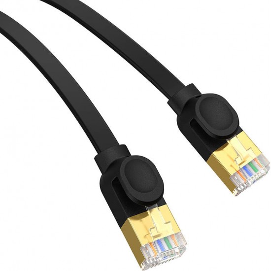 Baseus Cat 7 UTP Ethernet RJ45 Cable Flat 2 m black