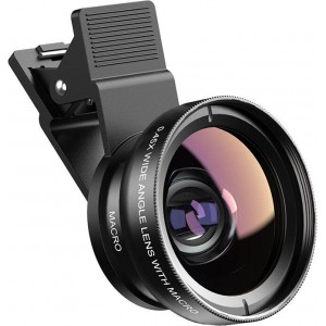 Apexel Mobile lens APEXEL APL-0.45XWM 0.45x wide angle+12.5x macro lens (black)