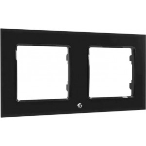 Shelly Switch frame double Shelly (black)