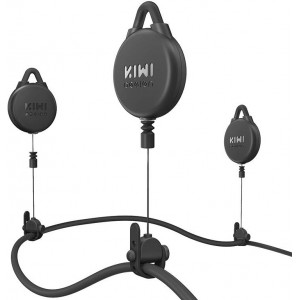 Kiwidesign VR Cable Culley System-3 pcs Kiwi Design V2-3 for Meta Quest 2 Black