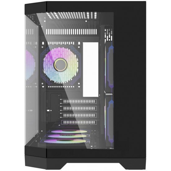 Darkflash Darflash FT418 computer case + 6 aRGB fans (black)