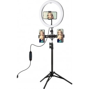 Puluz Ring light PULUZ with tripod and phone holder PKT3099B