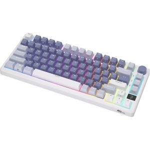 Royal Kludge Wireless mechanical keyboard Royal Kludge RKM75 RGB, Silver switch (blue)