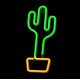 Neon LED Light CACTUS orange green Bat + USB FLNE02 Forever Light