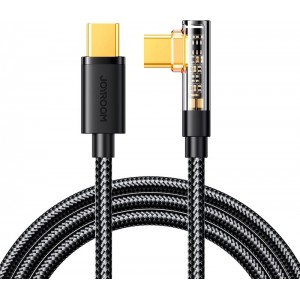 Joyroom Gaming Cable S-CC100A6 USB-C (angled) / USB-C (straight) 100W 1.2m - black