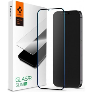 Spigen Glass FC Tempered Glass for iPhone 12 / iPhone 12 Pro - Black