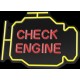 Neon PLEXI LED CHECK ENGINE yellow red NNE21 Neolia