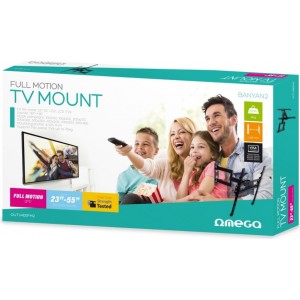 Omega FullMoiton OUTV400FM2 Универсальное LCD / LED / PLAZA 23''- 55'' TV Крепление Свободной регулировки Vesa (45kg max) Черное