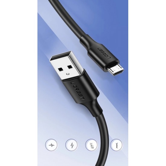 Ugreen US289 60136 micro USB / USB-A cable 1m - black