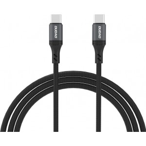 Dudao L3CC USB-C - USB-C 60W 1.2m Braided Cable - Black