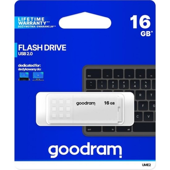 Goodram pendrive 16GB USB 2.0 UME2 white