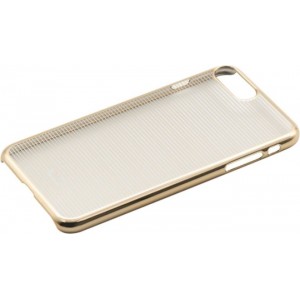 Tellur Cover Hard Case for iPhone 7 Plus Horizontal Stripes gold