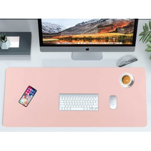 4Kom.pl Desk pad table protective mat 90x45cm Rose