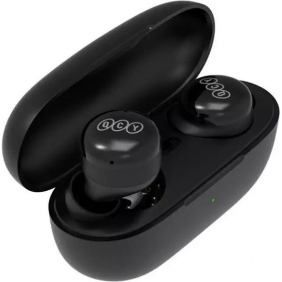 QCY Wireless Bluetooth 5.1 TWS Earphones QCY Buds T17 Signle Point case Black