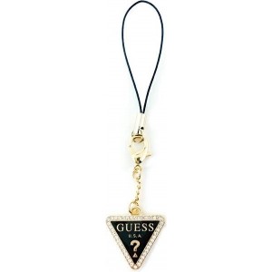 Guess case pendant GUCPMTDCK Phone Strap Triangle Diamond Charm with Rhinestones