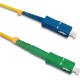 Qoltec Patchcord fiber optic SC/APC - SC/UPC | Singlemode | 9/125 | G652D | Simplex | 2m