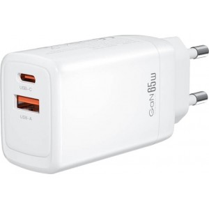 XO Wall charger XO CE17, 65W, 1x USB-C, 1x USB-A