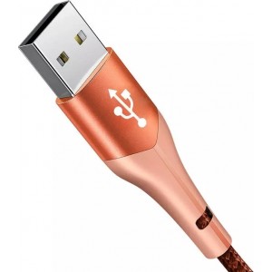 Mcdodo Magnificence CA-7962 LED USB to USB-C cable, 1m (orange)