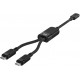 Acefast C5 USB-C - USB-C / USB-C 2in1 100W 480Mb/s cable - black