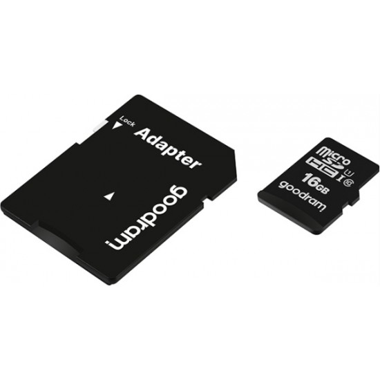 Goodram memory card 16GB microSDHC cl. 10 UHS-I + adapter