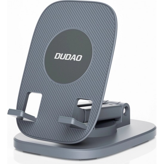 Dudao desk telescopic stand foldable stand for phone tablet gray (F5XS)