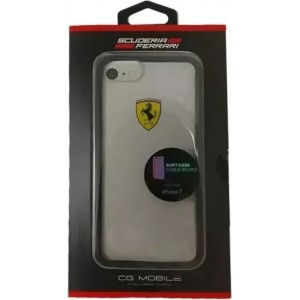 Ferrari Etui na telefon Ferrari Hardcase iPhone 7/8 /SE 2020 / SE 2022 transparent/black