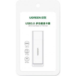 Ugreen Portable TF/SD Card Reader for USB 3.0 Black (CM104)