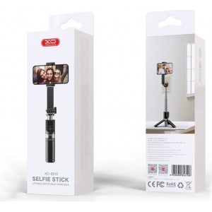 XO selfie stick Bluetooth tripod SS10 black 80cm