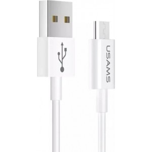 4Kom.pl USAMS Cable U23 microUSB 2A Fast Charge 1m white