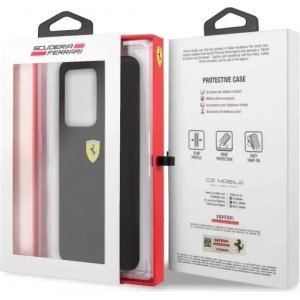 Ferrari Hardcase for Samsung Galaxy S20 Ultra black/black Silicone