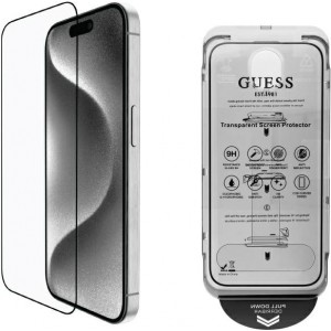 Guess Szkło hartowane Guess Screen Protector 2.5D Outline na iPhone 16 Pro