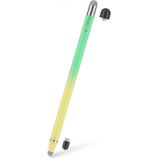 Tech-Protect USP100 4-TIP Touch Stylus Passive Pen - Green-Yellow