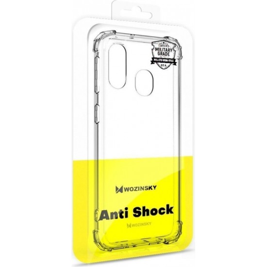 Wozinsky Anti Shock durable case with Military Grade Protection for Samsung Galaxy A72 4G transparent