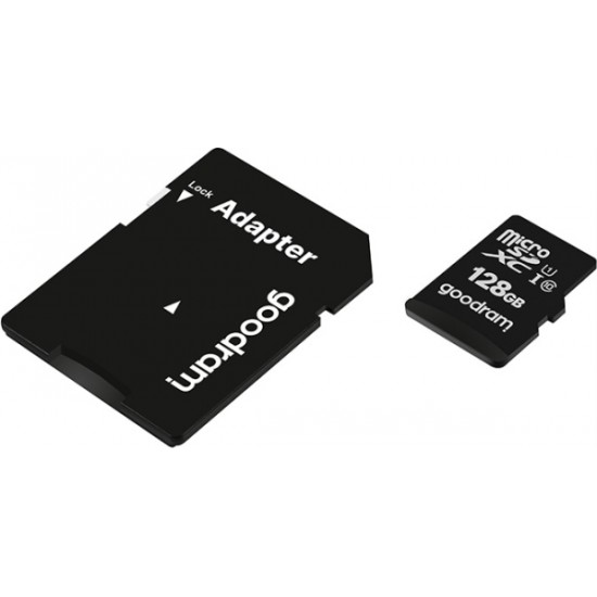 Goodram memory card 128GB microSDXC cl. 10 UHS-I 100 / 10 MB/s + adapter