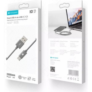 Rock Space C2 USB-C Cable Type C Nylon 2m 1.5A