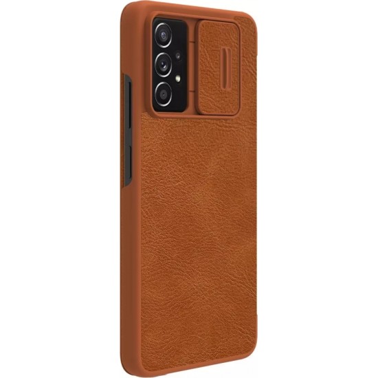 Nillkin Qin leather holster for Samsung Galaxy A73 brown