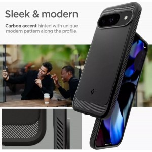 Spigen Etui Spigen Rugged Armor do Google Pixel 9 / 9 Pro Matte Black