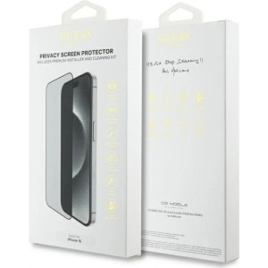 Guess Szkło hartowane prywatyzujące Guess Screen Protector Privacy 2.5D Outline na iPhone 16