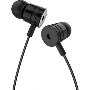 Foneng EP200 wired, in-ear headphones, mini jack (black)