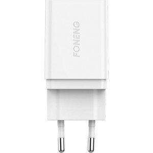 Foneng Fast charger Foneng 1x USB K300 18W + USB to USB-C cable