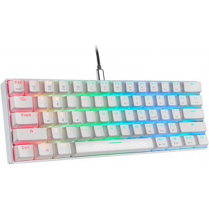 Motospeed Mechanical gaming keyboard Motospeed CK61 RGB (white)