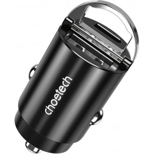 Choetech Car Charger Choetech TC0006 1x USB-A, 1x USB-C 30W PD 3.0 (black)