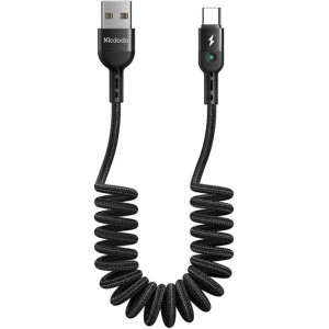 Mcdodo USB Spring Cable to USB-C Mcdodo Omega CA-6420 1.8m (Black)