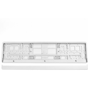 Utal License Plate Frame - White