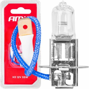 Amio Halogen bulb H3 12V/55W 1pc blister